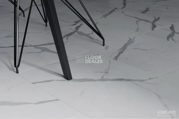 Кварцвиниловые полы Vinilam Ceramo Stone 2,5 мм 87999 Греческий Мрамор фото 1 | FLOORDEALER